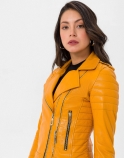 Cora Leather Jacket - image 1 of 6 in carousel
